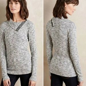 Anthropologie Dolan Left Coast Snap Turtleneck